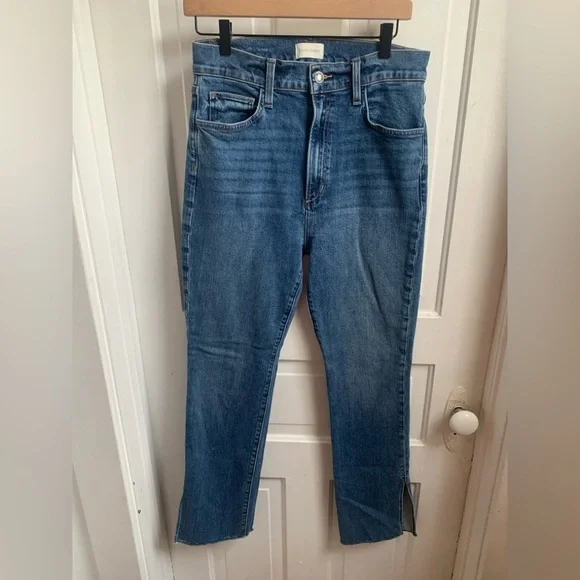 Favorite Daughter Valentina Shortie Petite Cigarette Jeans Size 30 - Picture 5 of 10